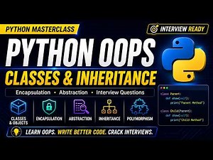 Python OOPS Complete Tutorial | Classes, Objects, Inheritance & Polymorphism| Data Engineering