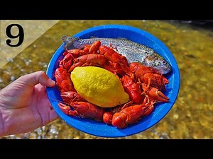 Rainbow Trout and Spicy Crawfish Boil (Catch and Cook)