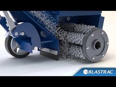 Blastrac Floor Scarifier | Surface Preparation Animation