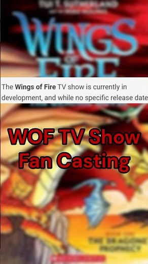 Wings Of Fire TV Series Fan Castings (By Sea Rogue)