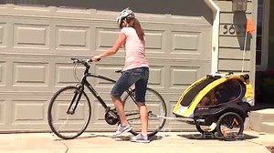 Burley Design Cub Bike Trailer, Yellow
