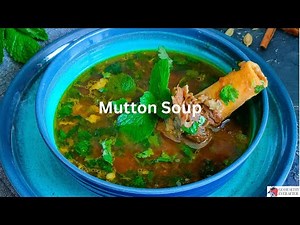 Indian Mutton Soup (Mutton Bone Soup) Recipe Video