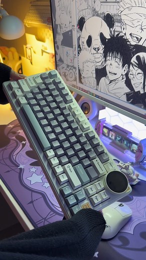 Unboxing Feker K75 Mechanical Keyboard with Kailh Vanilla Ice Cream Switch