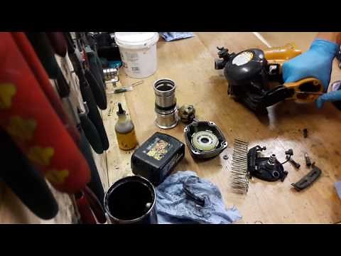How to disassemble and find problem for Bostitch pneumatic nailer