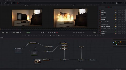 How to add FIRE to your Film | Fusion 16 Tutorial