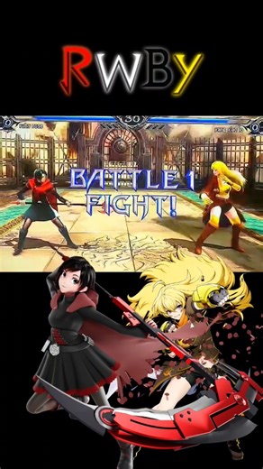 RWBY | Soul Calibur 5 Ruby vs Yang #soulcalibur #rwby #gaming
