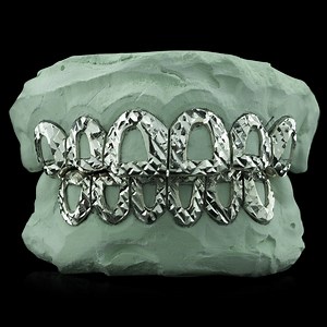 Solid .925 Sterling Silver Open Face Grillz