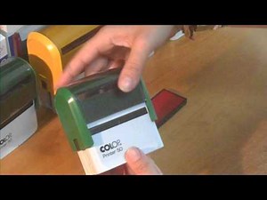 Changer votre encreur Colop Printer 50