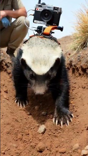 Micro Back-Mounted Camera POV: Honey Badger Underground Attack Documentary