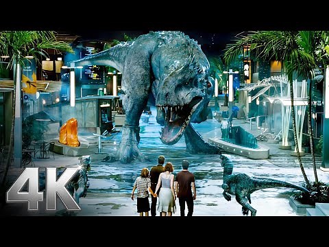 Final Stand: Blue, Rexy & Owen vs Indominus | Jurassic World | CLIP 💥 4K