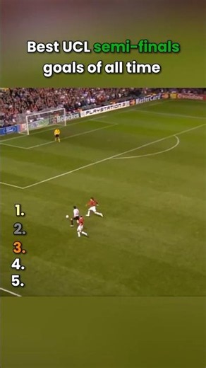 Best UCL semi-finals goals of all time