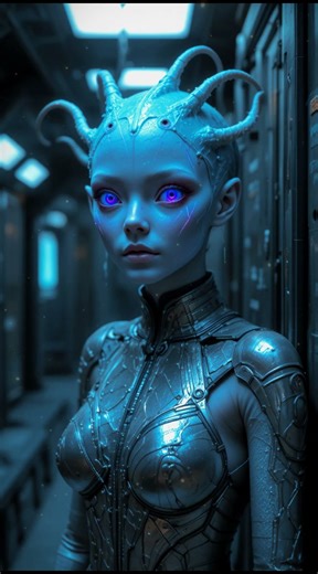Human's Eyes Tracked Every Movement Like Prey—Alien Girl Froze Completely | Sci-Fi Love Story #hfy