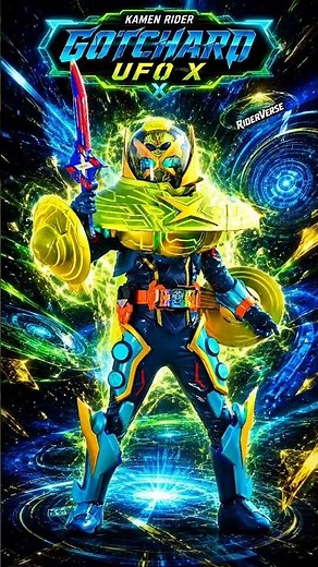 Kamen Rider Gotchard Ufo X 👽👽 #kamenrider #shorts #riderverse21 #kamenridergotchard