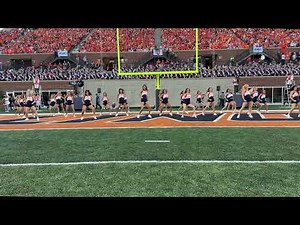 Illinettes Dance Performance | ILLINOIS vs Kansas 09.07.2024