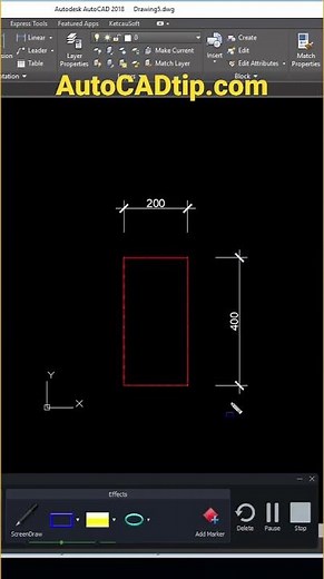 AutoCAD for beginner - Fixed length extension lines #ntd #tutorials #autocad #command