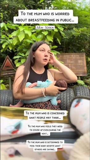 Breastfeeding in Public? Don't Be Afraid 🤱❤️ ⭐ #momlife #newborn #breastfeeding