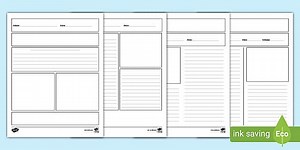 Blank Magazine Article Templates