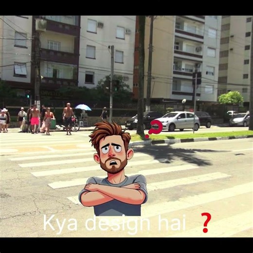 Why does a zebra crossing have black and white stripes ?