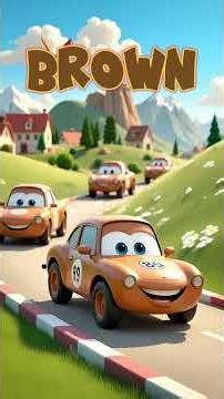 Learn Colors with Cute Toy Cars 🚗🌈 | Color Song for Kids & Toddlers | C0C0MELON Style