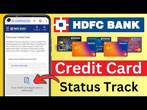 How to track hdfc credit card application status | Credit card Application Status Kaise Check Kare