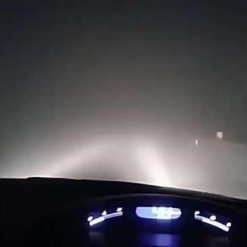 Driving in Fog with Zero Visibility !!!