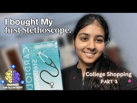 College Shopping | All things I'm Taking to Medical College | MBBS Shuru 🙌#memoneet