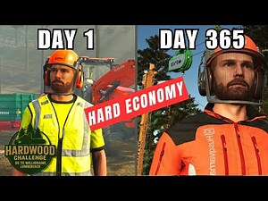 Hard Economy, Zero Dollars, And A Chainsaw - Hardwood Challenge – Year 1