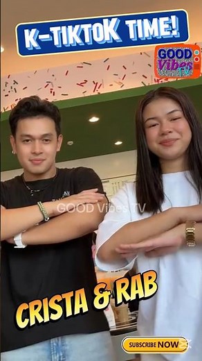 RAB & CRISTA | TIKTOK COLLAB 😍 #shorts #trending #kalingap