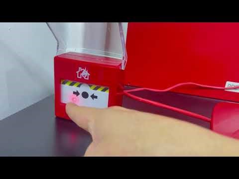 Prueba de zona, (walk test ) en panel de detección de incendios Previdia de Inim