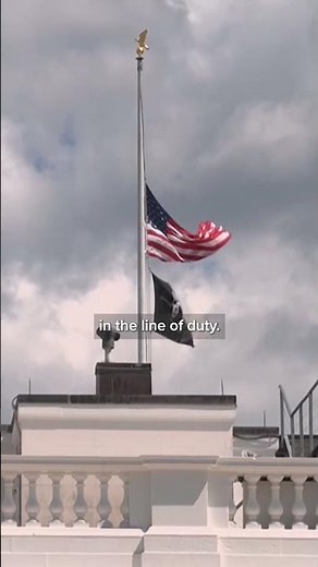 Why US flags are flying at half-staff today