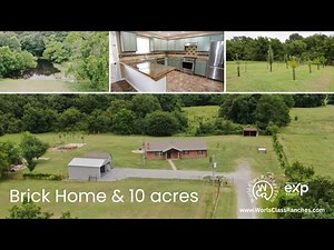 Remodeled Country Home on 10 Acres | Creek, Pond, Fruit Trees & Garden | Near Lake Eufaula For Sale