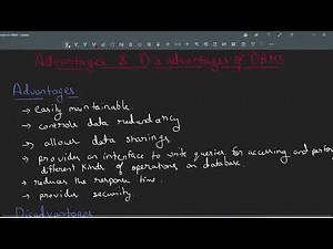 Advantages and Disadvantages of DBMS | DBMS Tutorial for Beginners Part 7