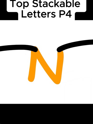 Top Stackable Letters#fyp #animation #viral #usa | letters
