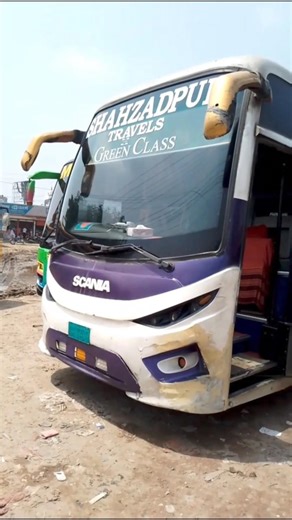 Shahzadpur Travels, Scania Bus, Pabna to Dhaka #viral #trending #viralshorts