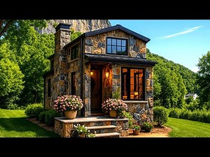 This Tiny Home Has Epic Mountain Views | Dream Stone Cottage Tour