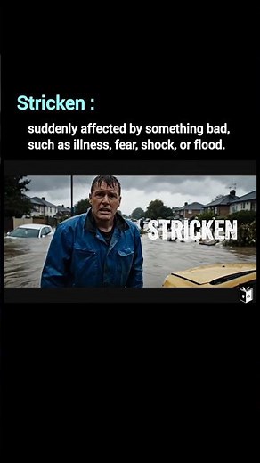 Stricken meaning Explained | Ssc, Banking and Defence | Vocabulary | #stricken
