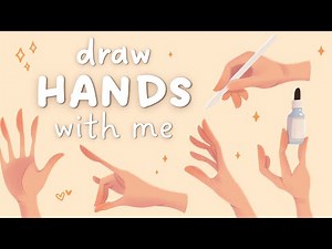✌️✏️ draw hands with me | hand studies in procreate full process 🖐️