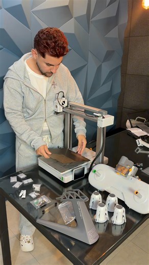 Unboxing da minha nova Bambu Lab A1 Combo. ❤️ #bambulab #makerworld #bambulaba1 #printyourspace