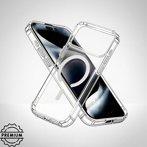 Ultra Slim Magnetic Clear Phone Case Shockproof Transparent Cover Compatible With Wireless Charging Slim Protective Back Case - Etsy