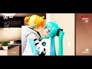 【 MMD Short 】【 Len x Miku 】 NU, U CANT KISS ME