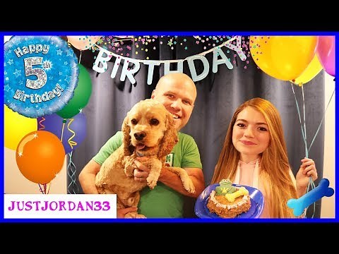 Surprise Puppy Dog Party For Logan! / JustJordan33