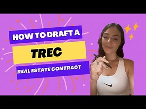 How to fill out a TREC Real Estate Contract 2023