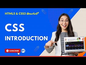 CSS3 Full Course[4K] - 1 | CSS Introduction and WorkSetup | తెలుగులో | Get a job by learn in తెలుగు.