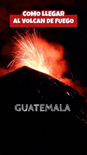 VOLCAN DE FUEGO Todo un emblema natural de Guatemala, se puede llegar a 500metros del crater, SI O SI CON GUIAS LOCALES, te presente lo siguiente: 🪙El valor de la excursion es aproximadamente $500.000 Colombianos. ⏱️El tiempo 2 dias, 1 noche en campamento. 🏕La excursion te incluye: Alojamiento en campamento, almuerzo, cena y desayuno. Abrigo, guantes y gorro. 🌋El itinerario: debes estar 8am ennla agencia en Antigua, 2 horas aprox en carro, para iniciar caminata, a las 3:30pm se llega al campa