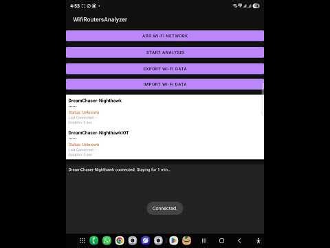 Myzingonline Wifi health analyzer - Android App demo