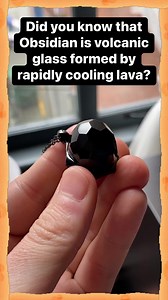 21K views · 159 reactions | Did you know that Obsidian is volcanic glass formed by rapidly cooling lava? | Secret Wood | Facebook
