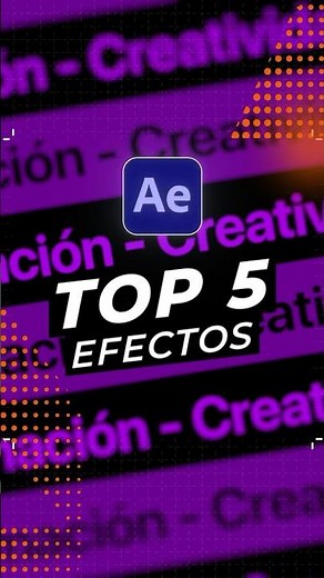 The 5 After Effects Effects You MUST Know! #aftereffect