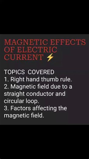 Right hand thumb rule and characteristics of magnetic field through a conductor and circular loop.