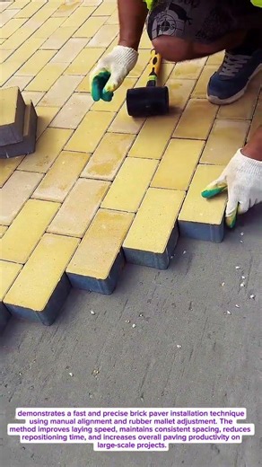 Watch Brick Paver Installation Trick Cut Labor Time in Half!