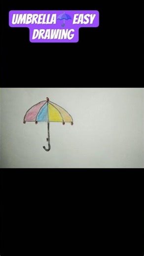 umbrella Drawing Painting🎨#Shortfeed #shorts #shortsviral #umbrelladrawing #art #trending #drawing